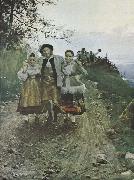 Anders Zorn tur hos famerna Sweden oil painting artist